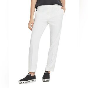 DKNY Front Tab Straight-Leg Pants